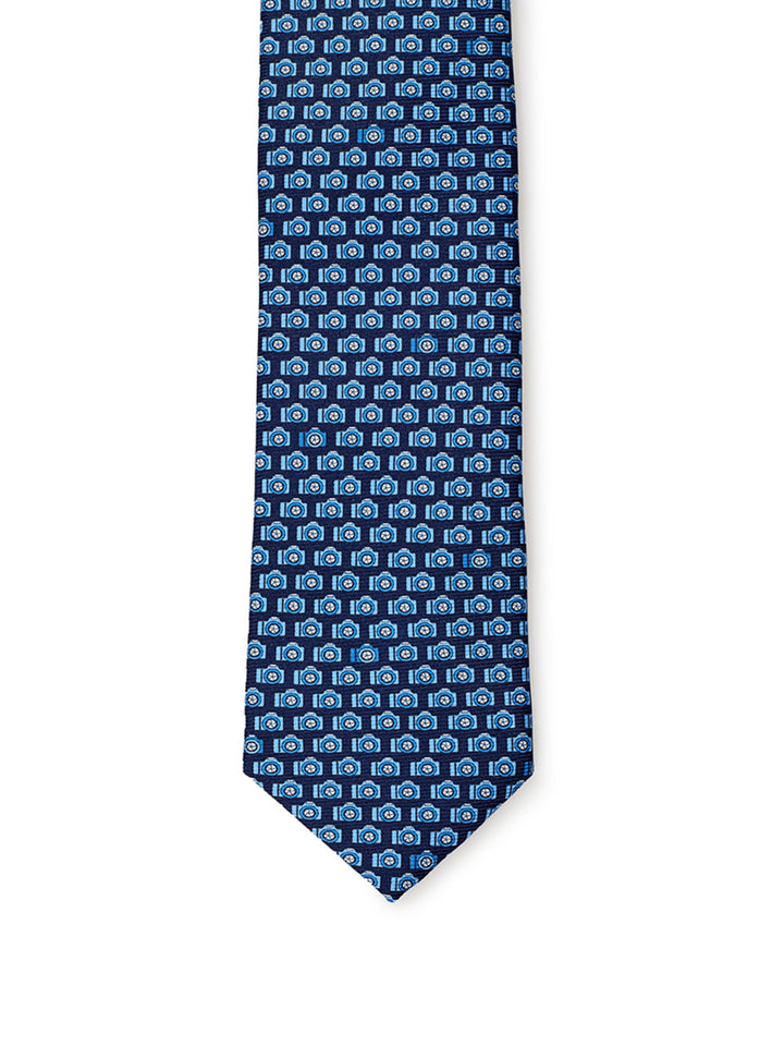 Ermenegildo Zegna Blue Silk Tie