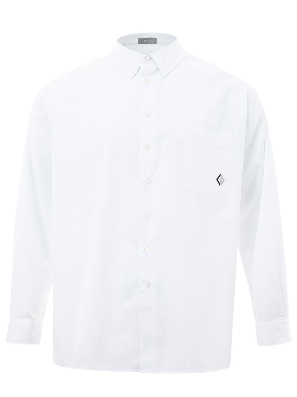 Camisa Dior de popelina de algodón blanca