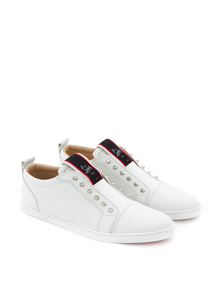 Sneaker F.A.V Fique a Vontade in Pelle Bianca Christian Louboutin