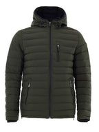 Piumino Lightweight in Verde con Cappuccio Moose Knuckles