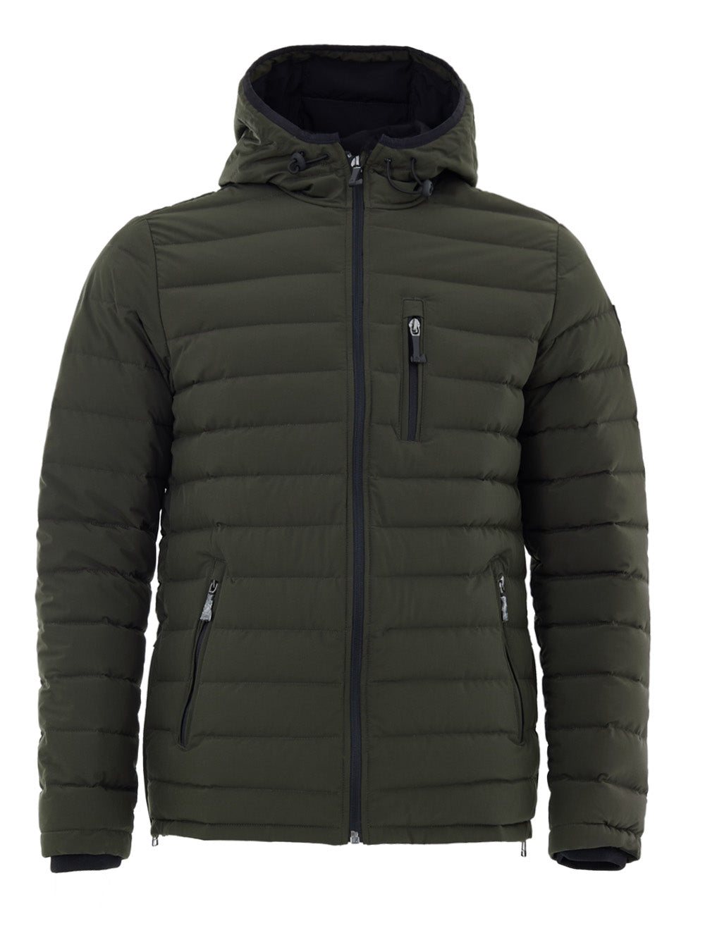 Piumino Lightweight in Verde con Cappuccio Moose Knuckles