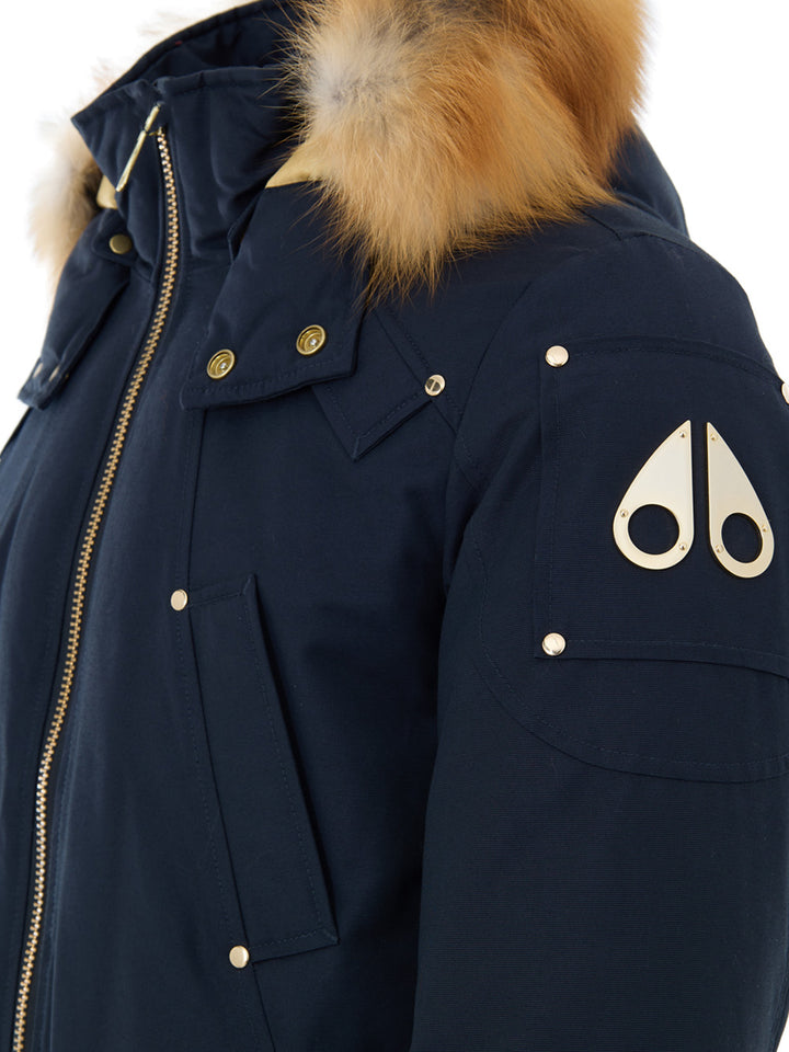 Giubbino Bomber Blu Imbottito Moose Knuckles