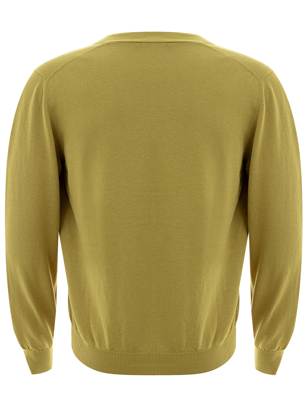 Pull cardigan en jaune Gran Sasso