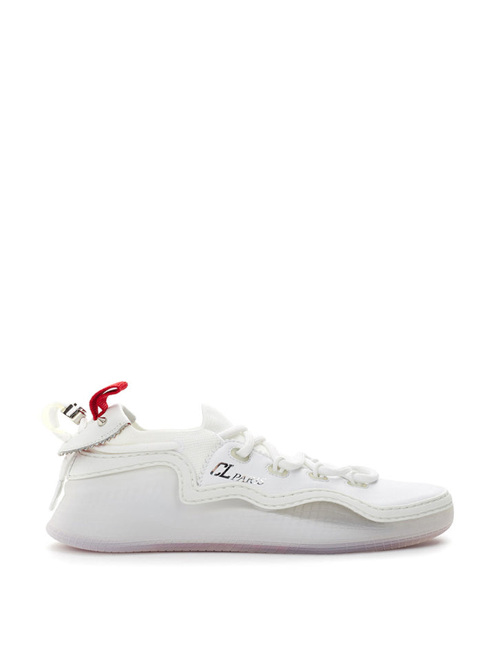 Christian Louboutin white leather Arpoador sneakers