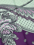 Pantaloni Palazzo in Seta con Stampa Gucci