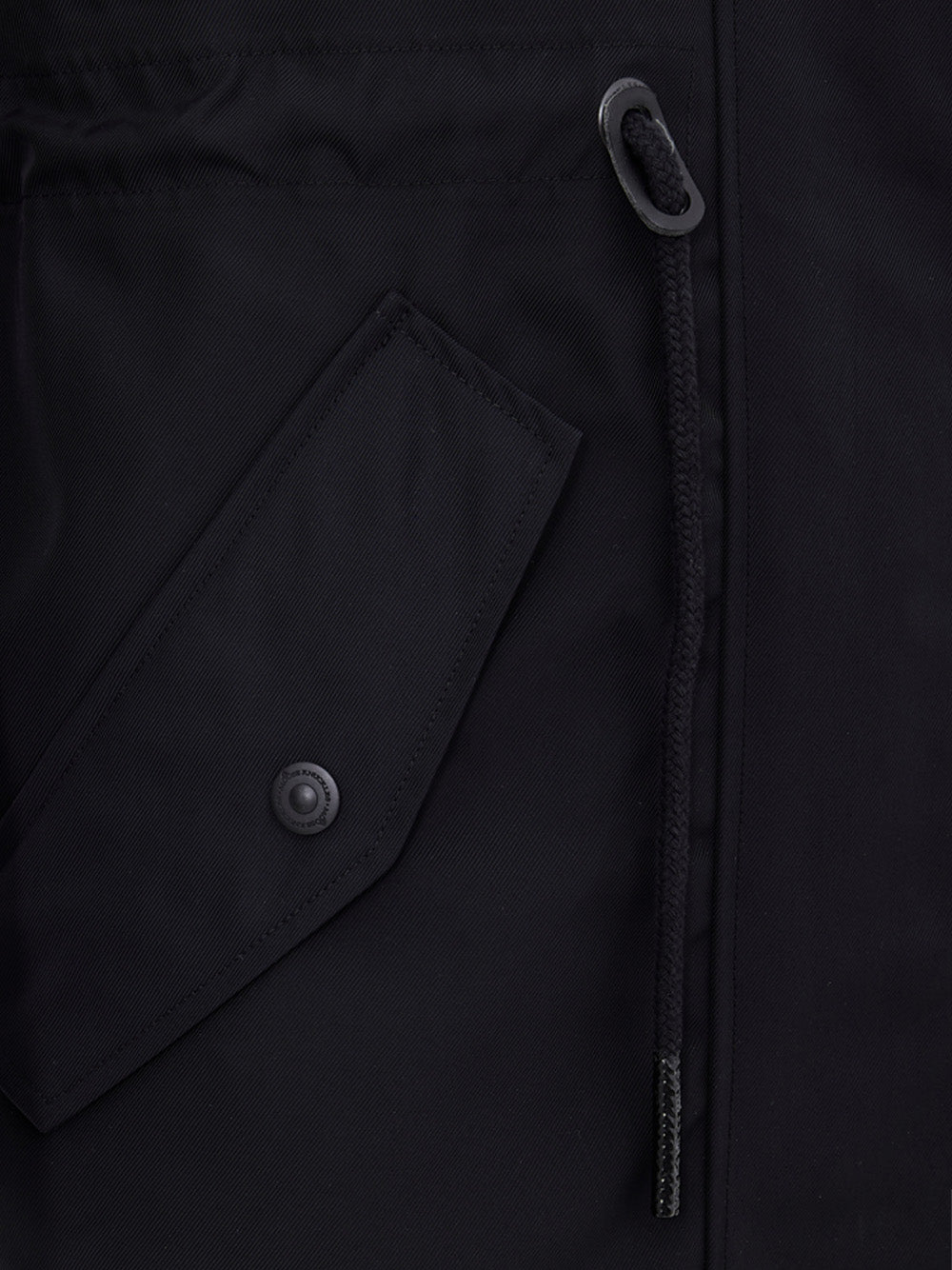 Parka con Coulisse in Blu con Sheep Fur Moose Knuckles