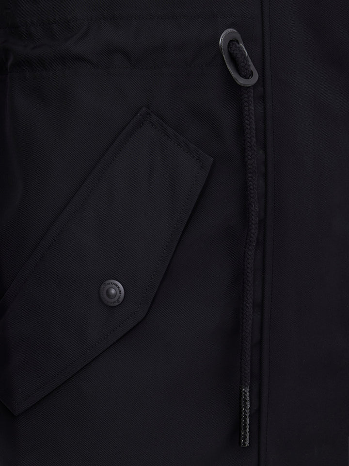 Parka con Coulisse in Blu con Sheep Fur Moose Knuckles