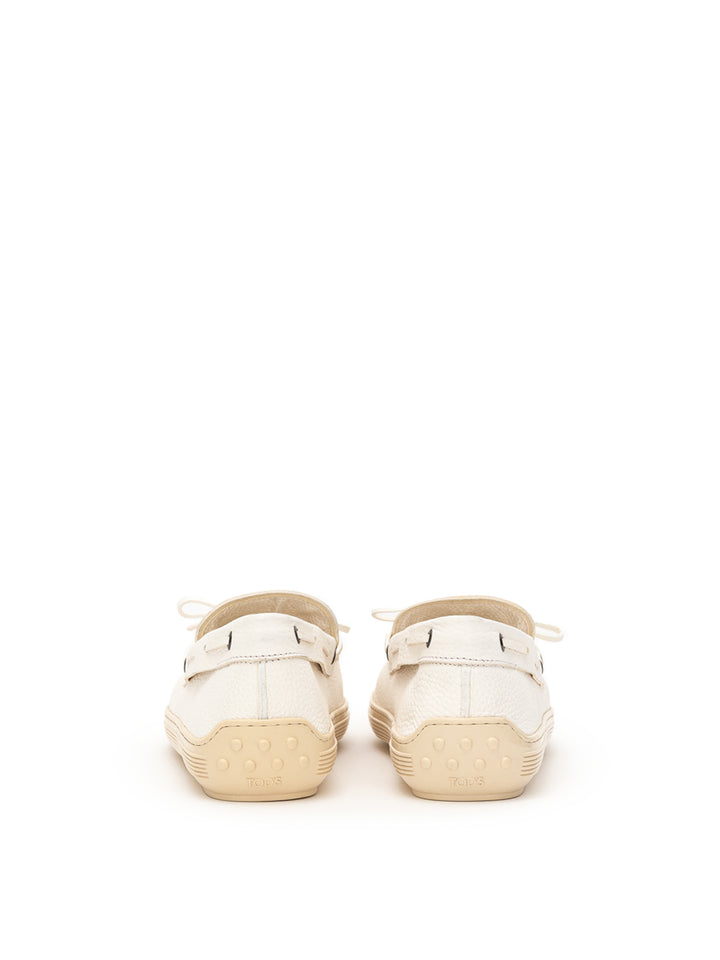 Mocassin Tod's en cuir blanc