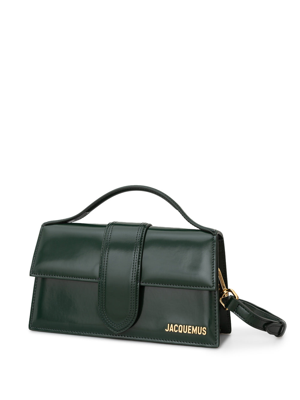 Le Grand Child Bag in Green Leather Jacquemus