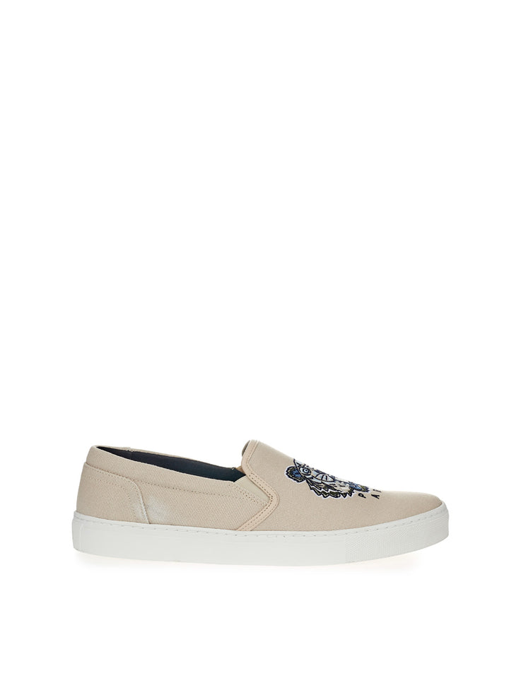 Kenzo Slip on with Embroidery in Beige
