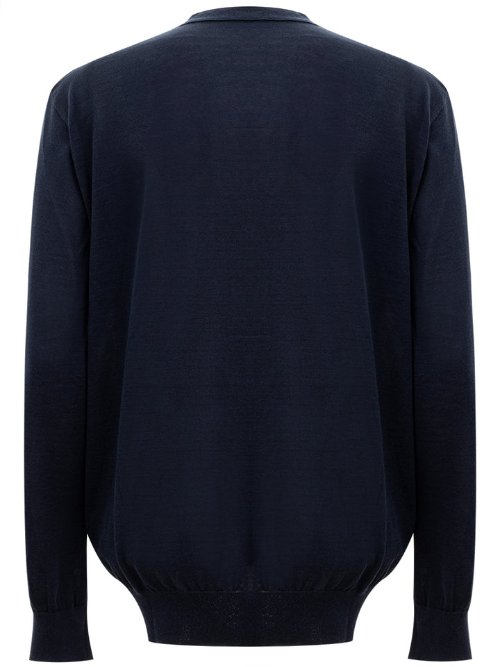 Paul & Shark Blue Cotton Cardigan