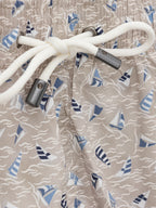 Costume Boxer con Stampa Vele Canali
