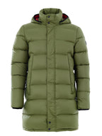 Giubbino Piumino Imbottito in Verde Moose Knuckles
