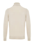 Maglione Dolcevita Beige in Lana Gran Sasso
