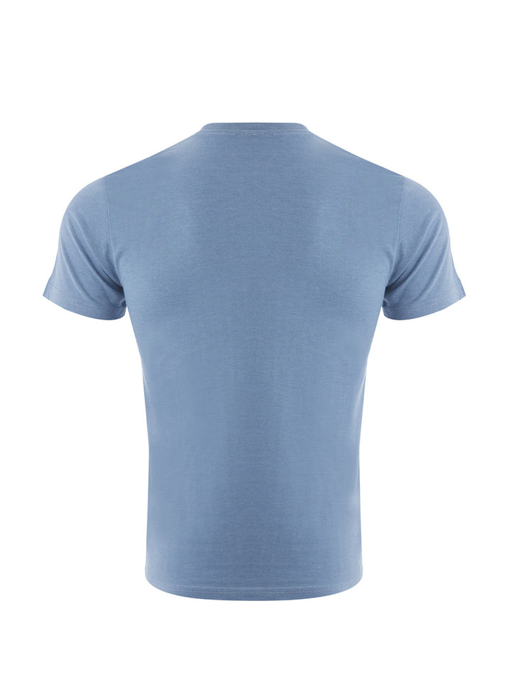 Kenzo Light Blue T-Shirt with Tiger Print