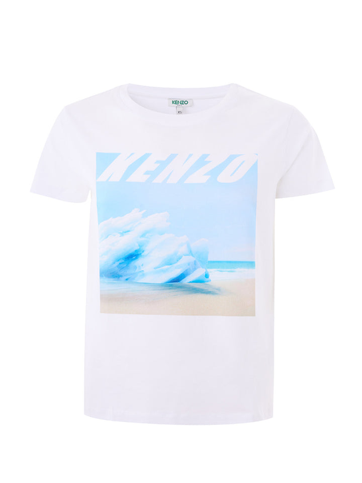 Kenzo Wave Print T-Shirt