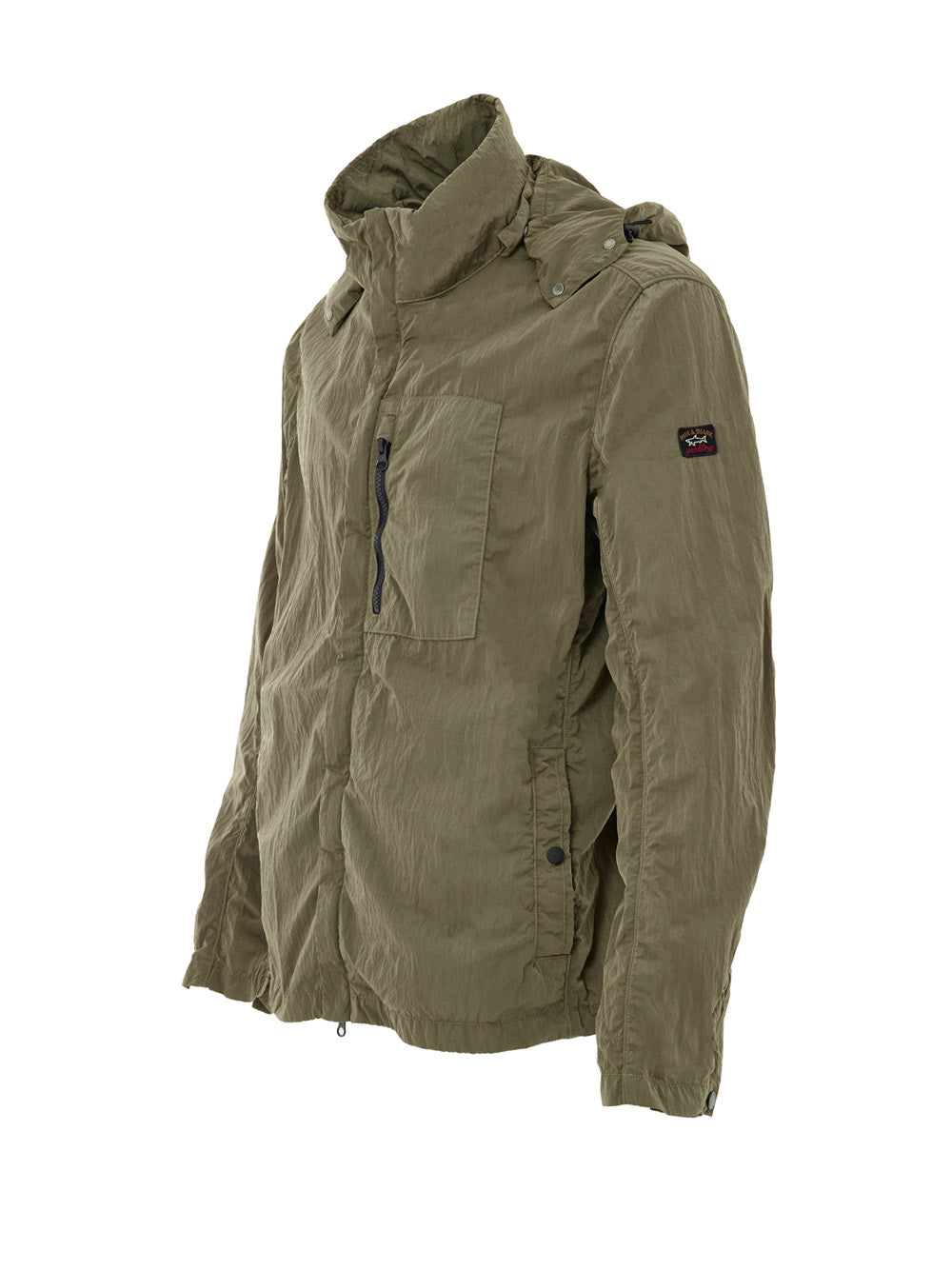 Giubbino Leggero in Tessuto Tecnico Verde Paul & Shark