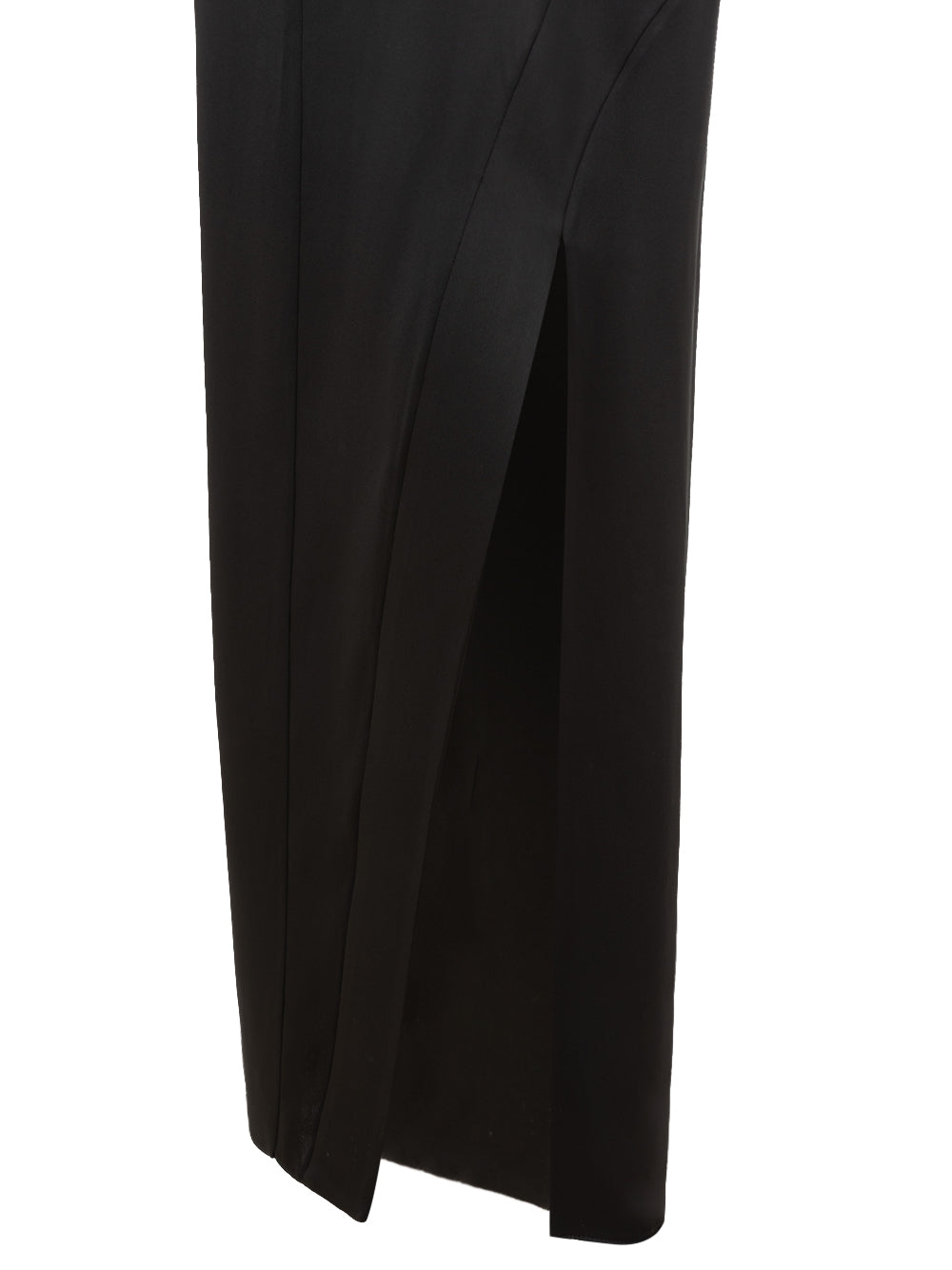 Gonna Extra Lunga in Raso Nero Tom Ford