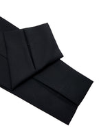 Schwarze Schneiderhose mit metallicfarbenem Detail von Gucci