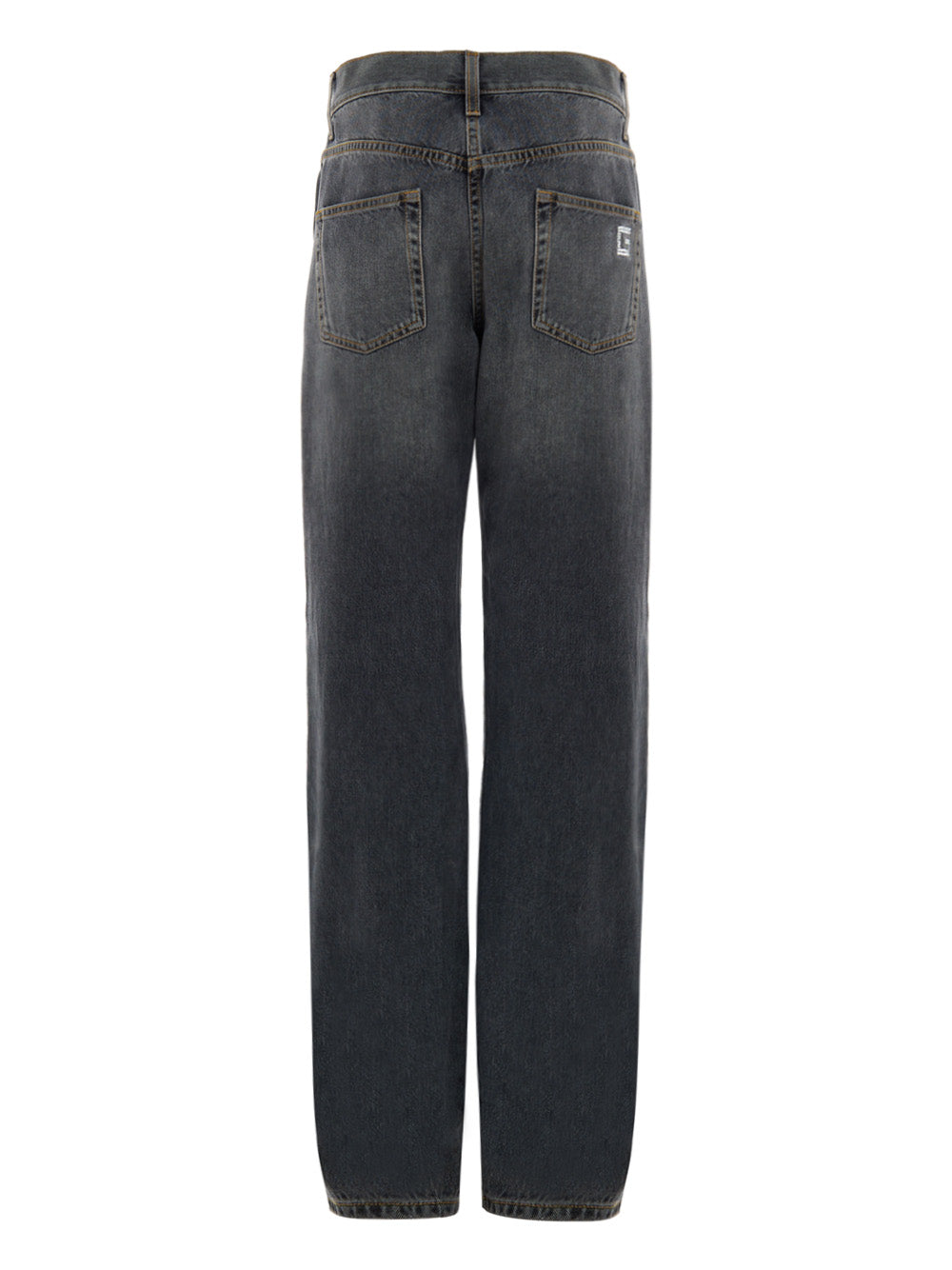 Pantalon denim noir ajustement gucci