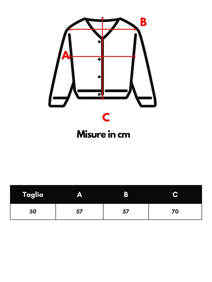 Maglione Cardigan in Cotone Bianco Panna Gran Sasso