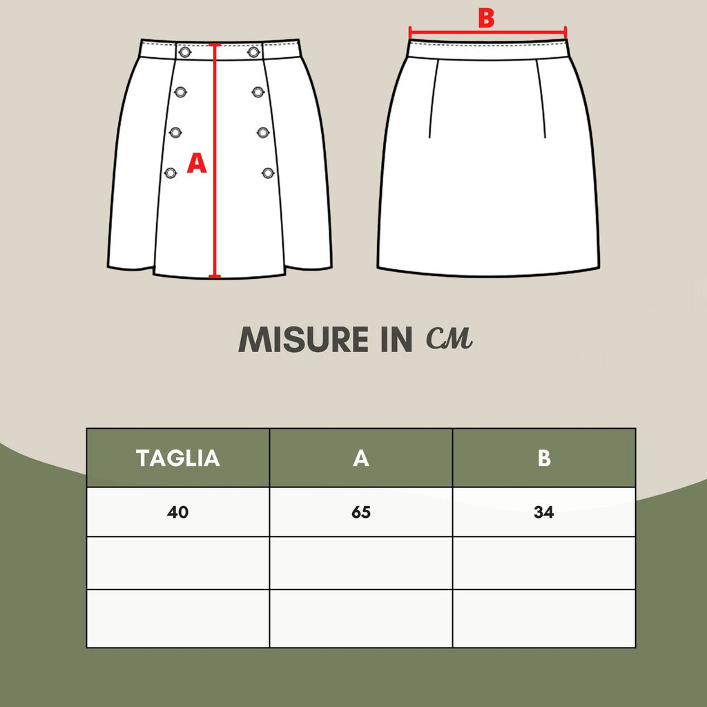 Gonna a Tubino Gialla Lardini