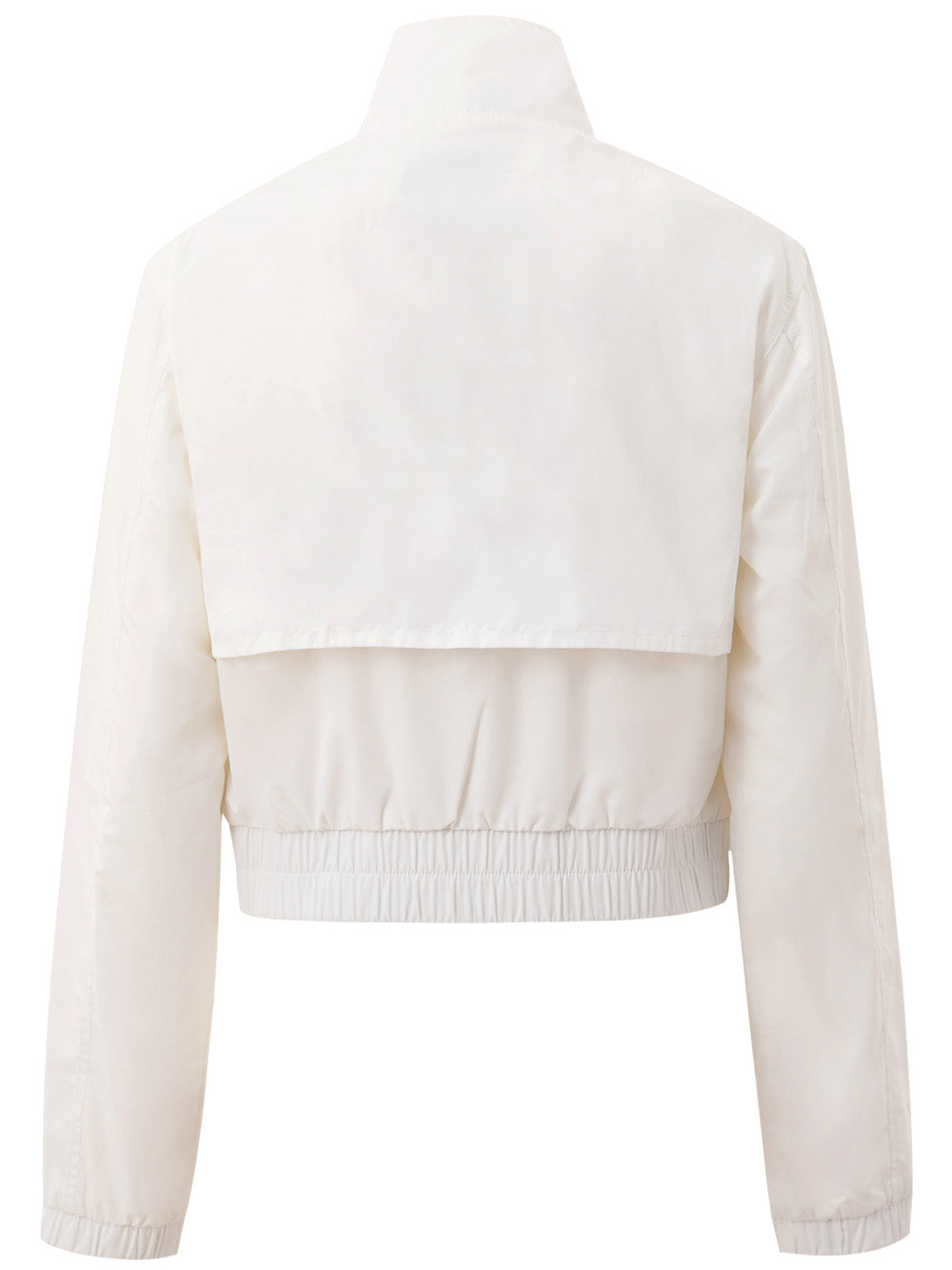 White jacket with Casablanca logo patch