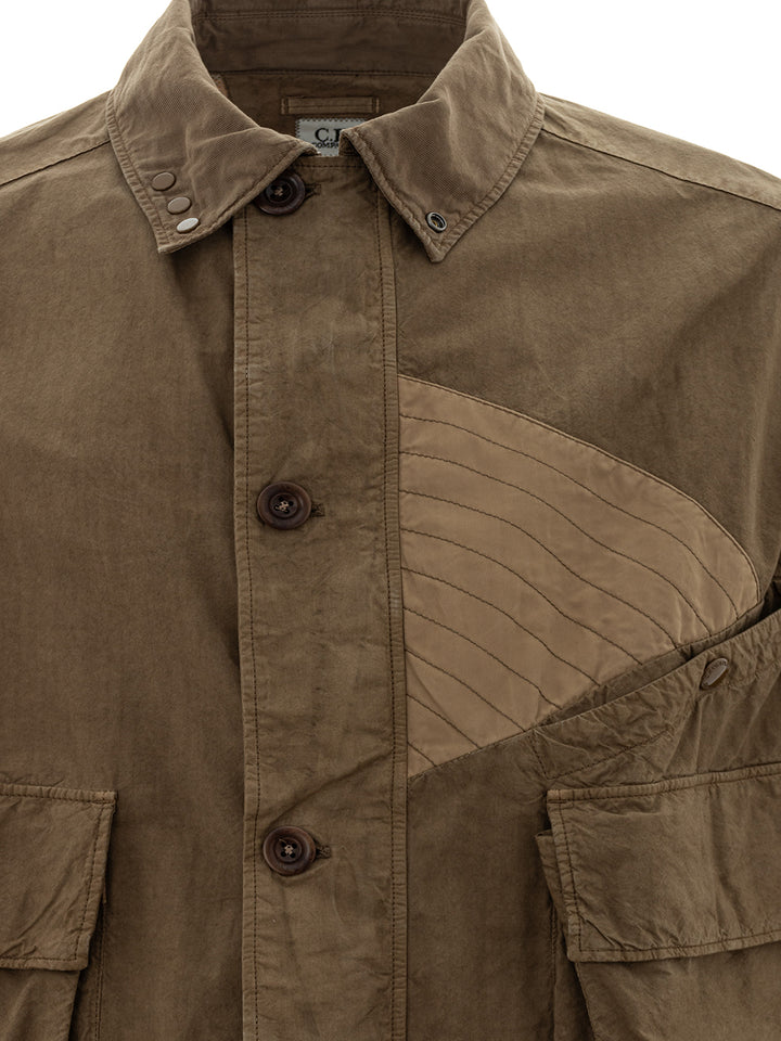 CP Company Beige Technical Fabric Jacket