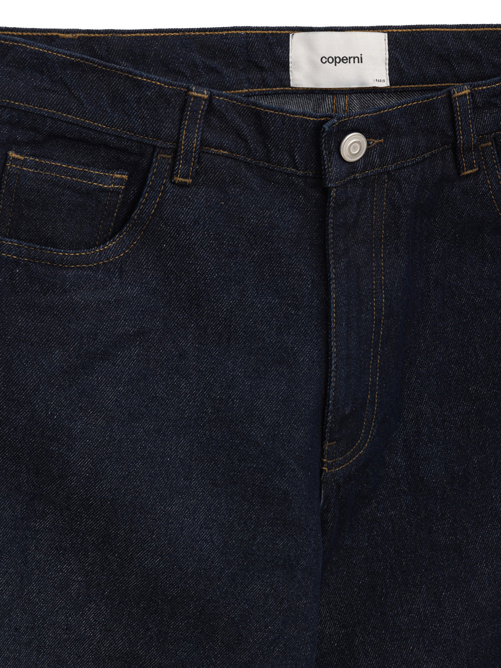 Jeans a Vita Alta con Gamba Larga Coperni
