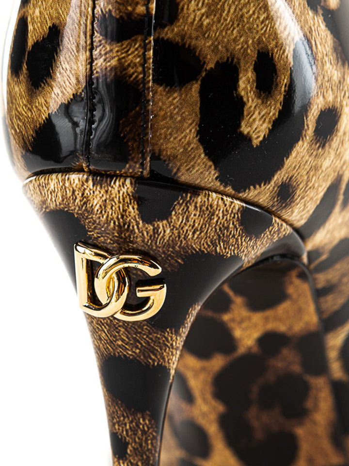 Dolce & Gabbana Stiefeletten mit Animal-Print