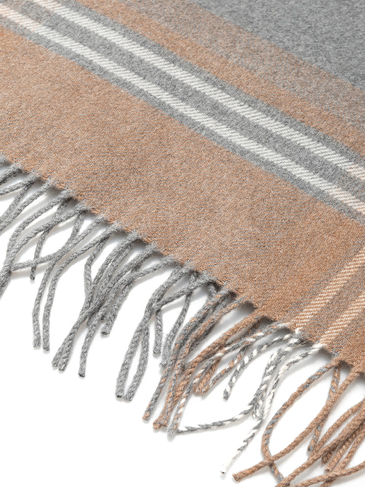 Cashmere-effect silk scarf, Novara weave