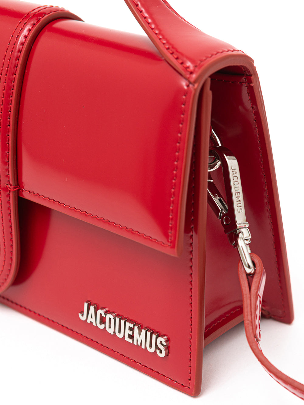 Le Grand Child bag in red leather Jacquemus