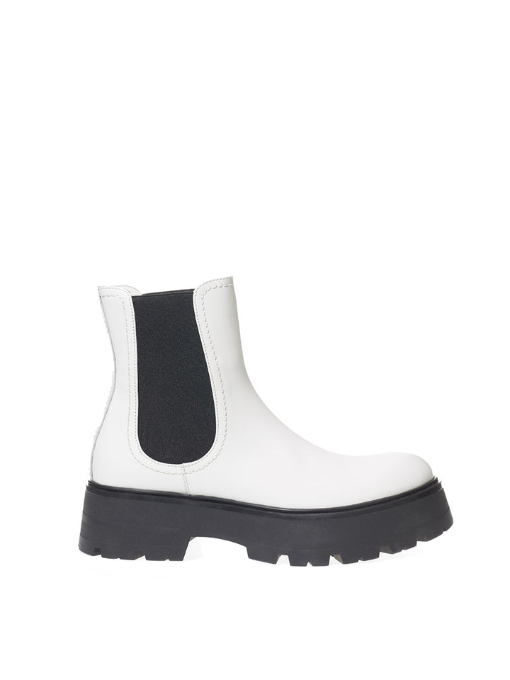 Alexander McQueen Bicolor Chelsea Boots