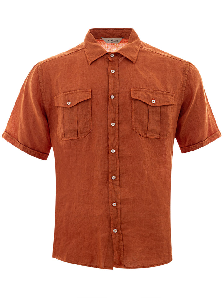 Gran Sasso Linen Half Sleeve Shirt