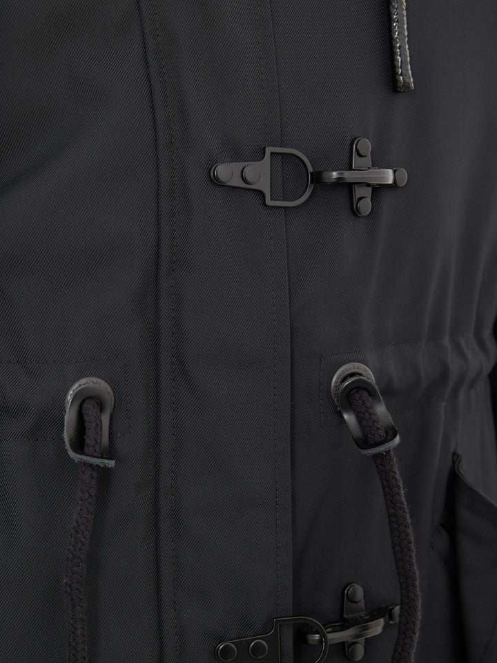 Giubbino Parka Blu con Coulisse Moose Knuckles