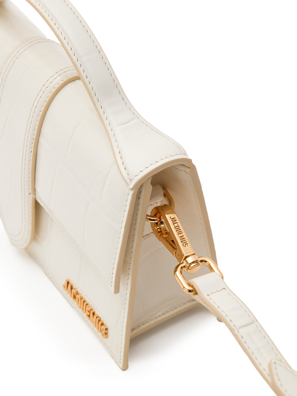 Τσάντα ώμου le grand παιδί σε έντυπη λευκή καρύδα jacquemus