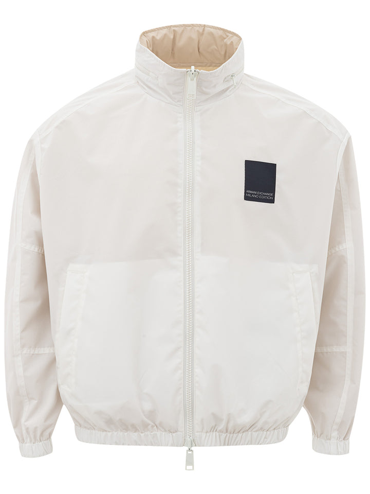 Armani Exchange Double Face Technical Fabric Bomber Jacket