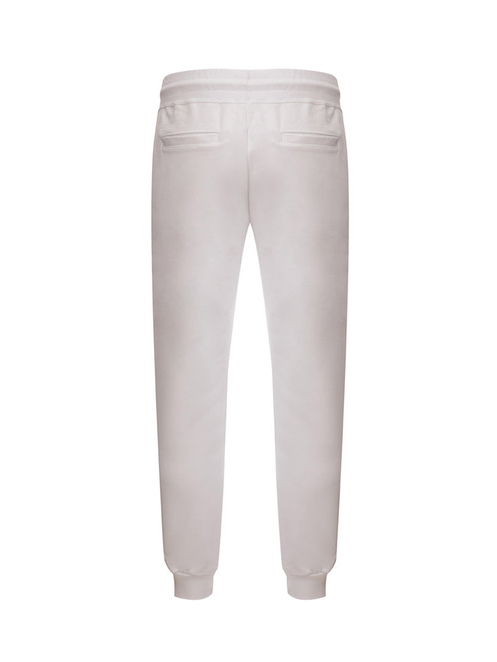 Pantalón jogging blanco con logo GCDS