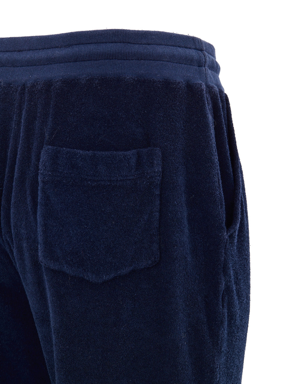 Pantaloncini con Coulisse in Ciniglia Blu Gran Sasso