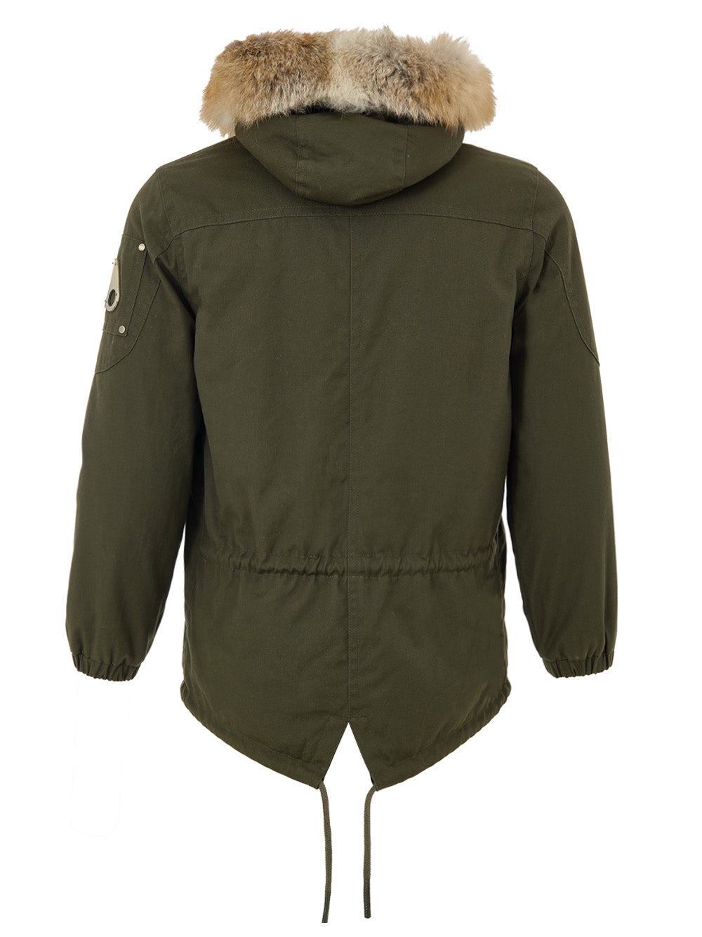 Parka Corto con Coulisse Verde Militare Moose Knuckles