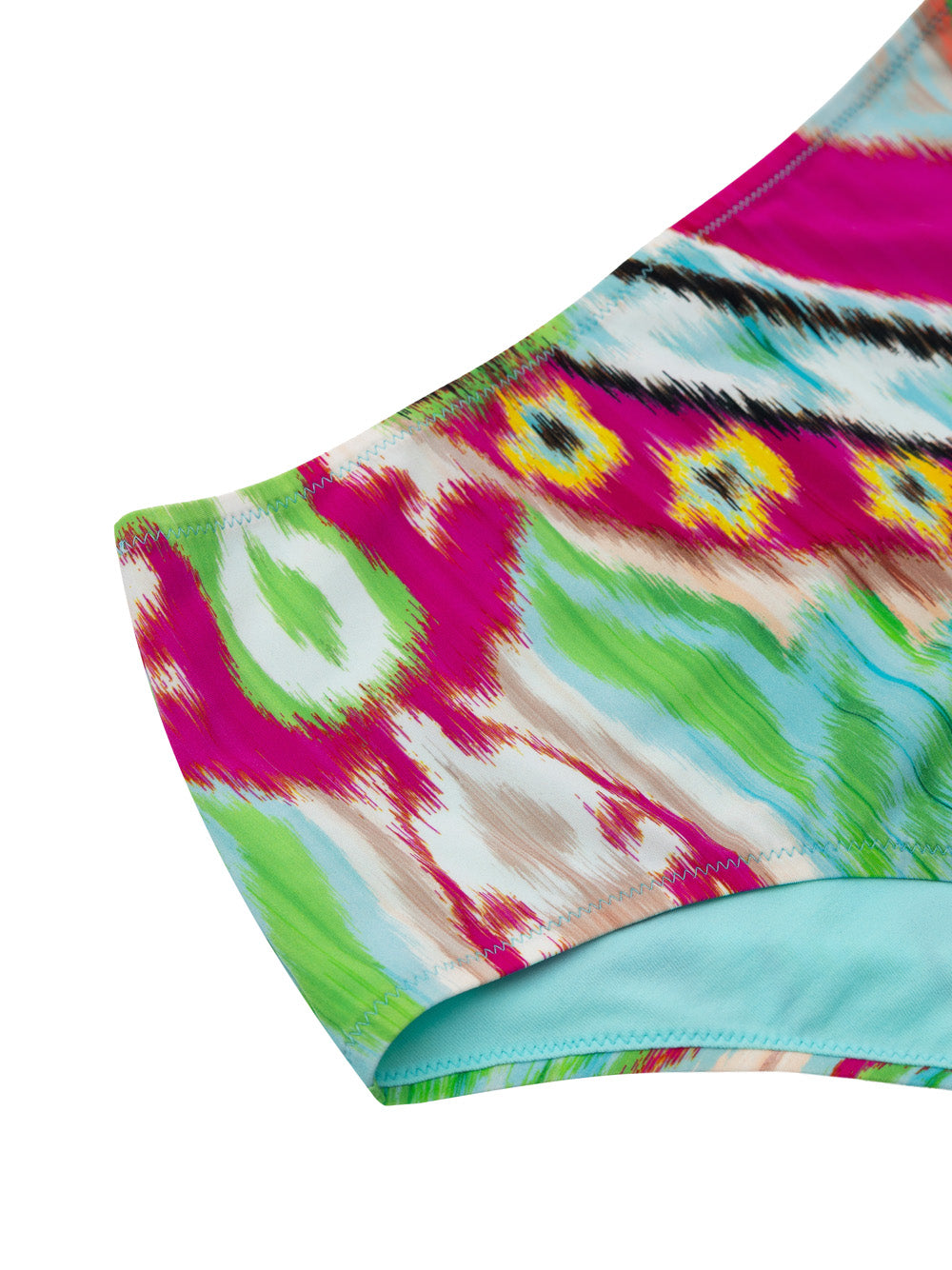 Bikini con Slip Alto in Stampa Multicolor Etro