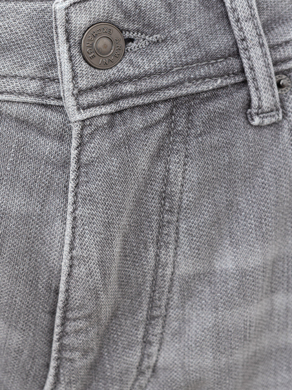 Armani Exchange five pocket gray jeans
