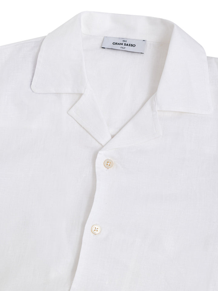 Camicia Bianca in Lino Gran Sasso