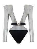 Costume Maniche Lunghe Silver Dolce & Gabbana