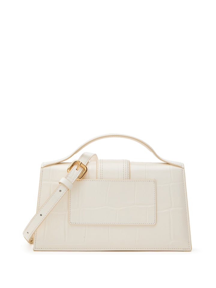 Τσάντα ώμου le grand παιδί σε έντυπη λευκή καρύδα jacquemus