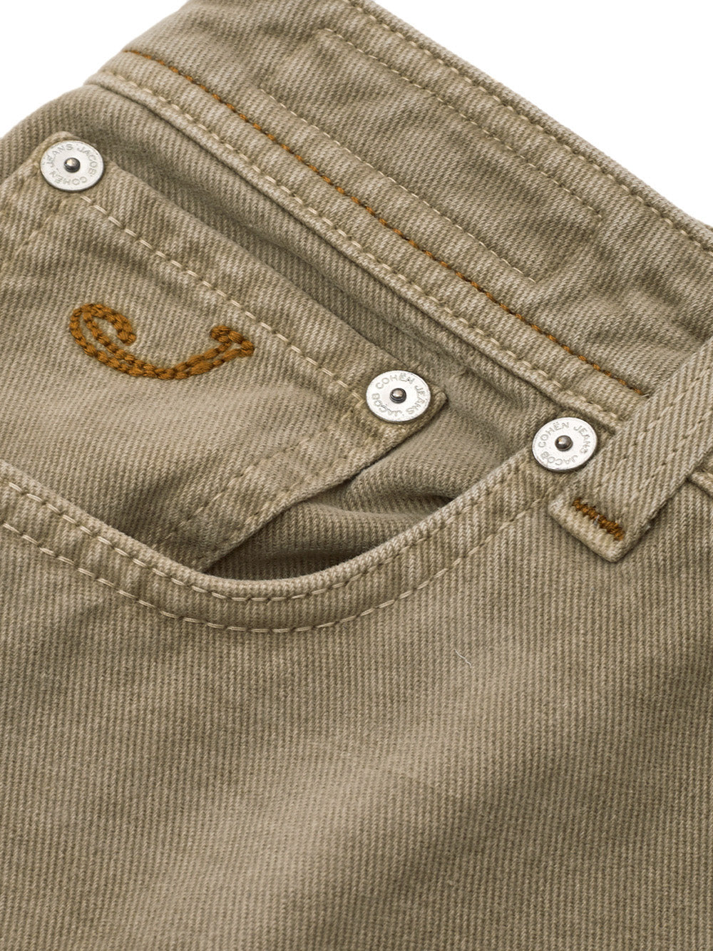 Jacob Cohen Beige Five Pocket Jeans