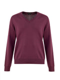 Tom Ford V-Ausschnittpullover aus violetter Seide