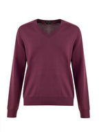 Tom Ford V-Ausschnittpullover aus violetter Seide