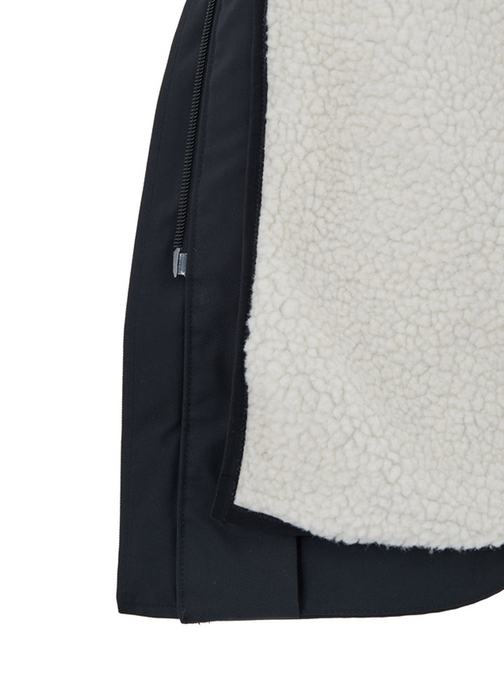 Giubbino Parka Blu con Coulisse Moose Knuckles