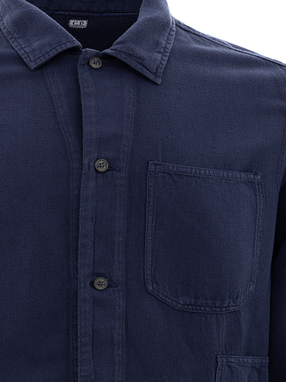 CP Company Linen Blend Shirt with Pockets